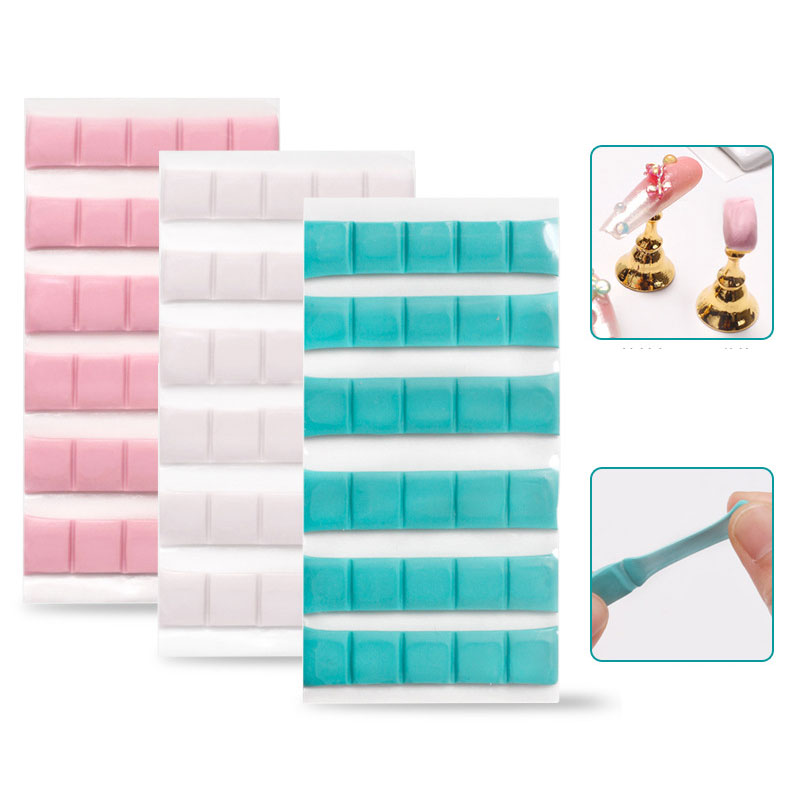 Contour Palette Stick - 1 แพ็คเล็บกาวกาว Clay Stick สําหรับเล็บเคล็ดลับผู้ถือขาตั้งจอแสดงผลเล็บเล็บปลอม Clay